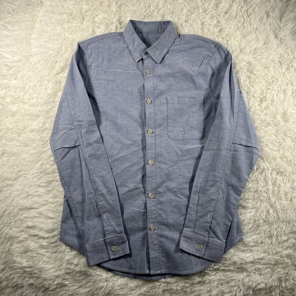 Lululemon Shirt Mens Medium Long‎ Sleeve Button Down Oxford Like Comfort Casual